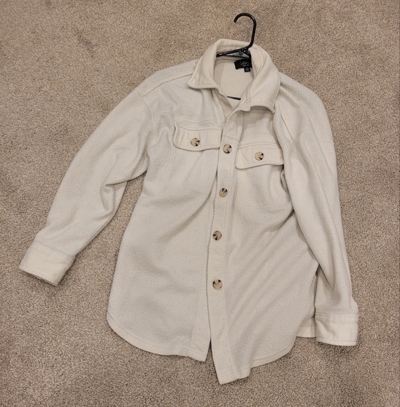 CoffeeShop New York Womens Button Up Shacket Size Small - Picture 3 of 7